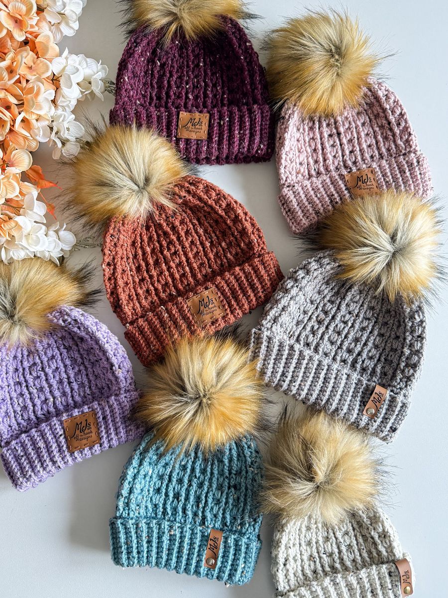 Snuggle Season Beanie Crochet Pattern product image (9)