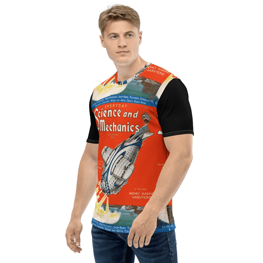 'Science and Mechanics' Vintage All-Over Print Tee product image (7)