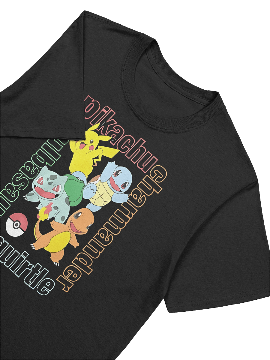Pokémon Starter Squad T-Shirt – Pikachu, Bulbasaur, Charmander & Squirtle Tee product image (5)