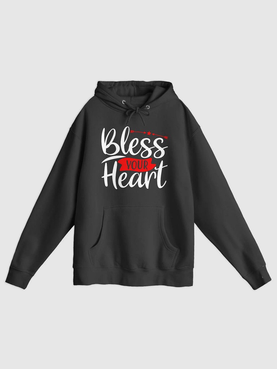 Bless Your Heart Pullover Hoodie (Front Only, White Text) product image (3)