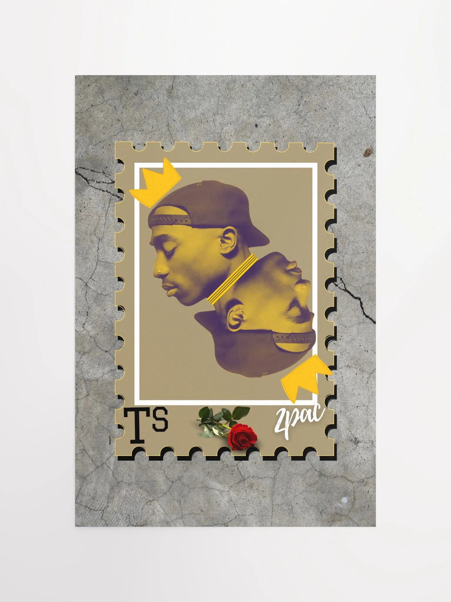 2PAC - ROSE IN CONCRETE POSTER product image (4)