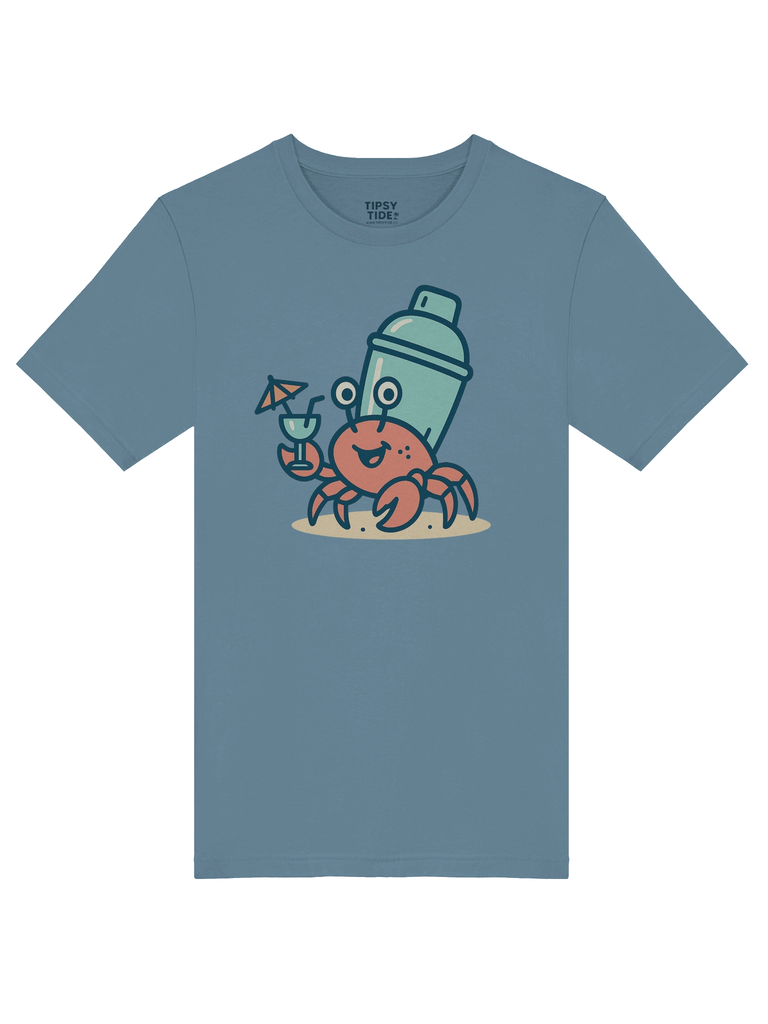 Cheerful Crab Cocktail T-Shirt product image (5)