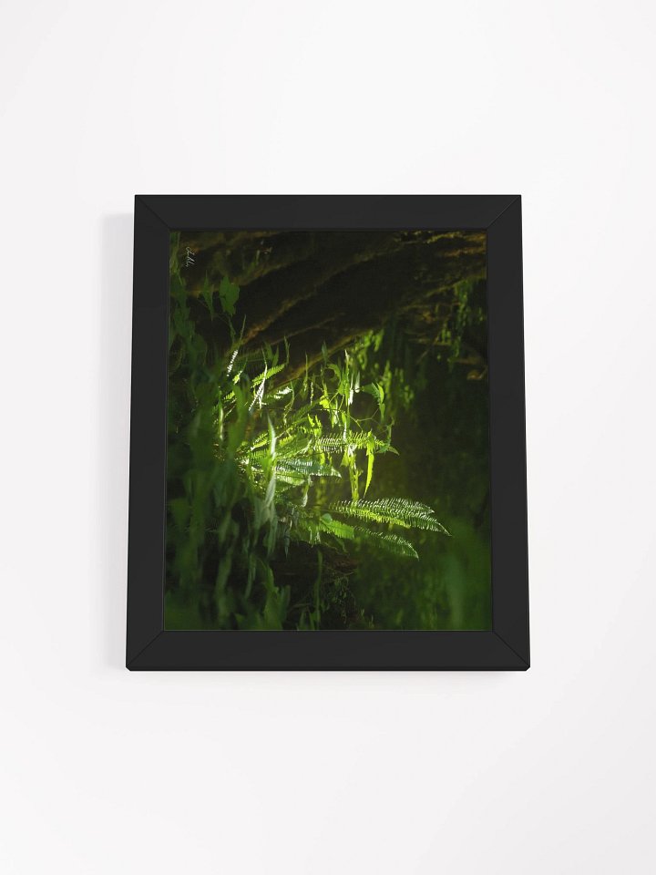 A little shot of sunshine in the wood's Framed Matte Poster product image (4)