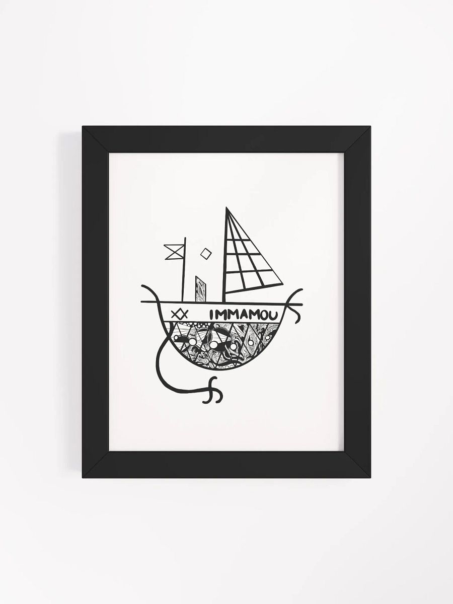 Frame with Agwey Tawoyo vèvè product image (4)