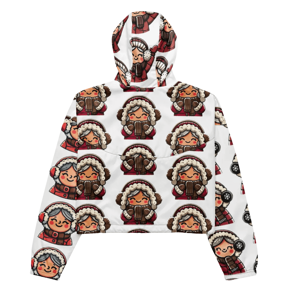 Joyful Winter Characters All-Over Print Windbreaker product image (7)