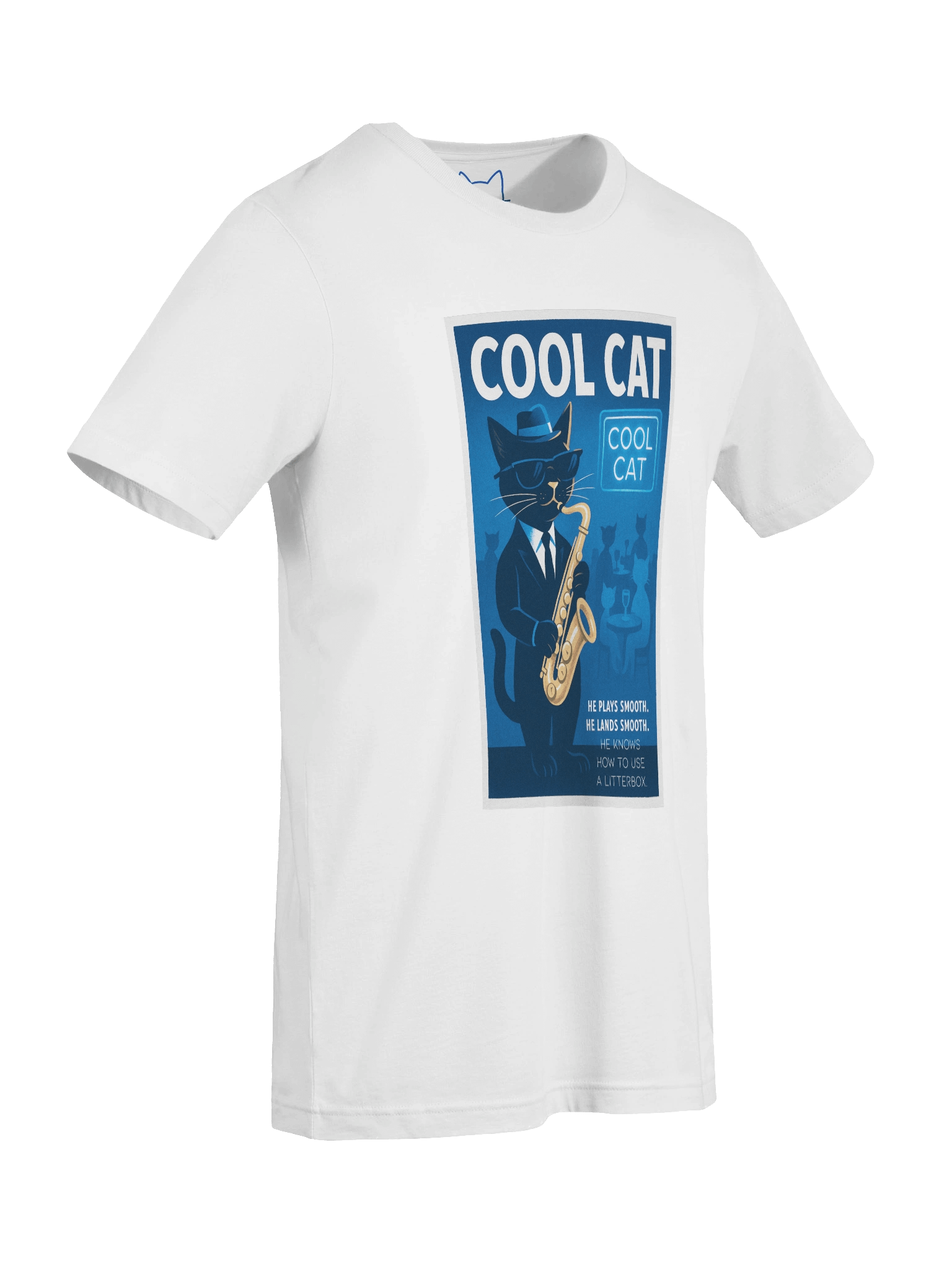 Cool Cat Jazz Saxophone Blues Club Unisex T-Shirt product image (129)