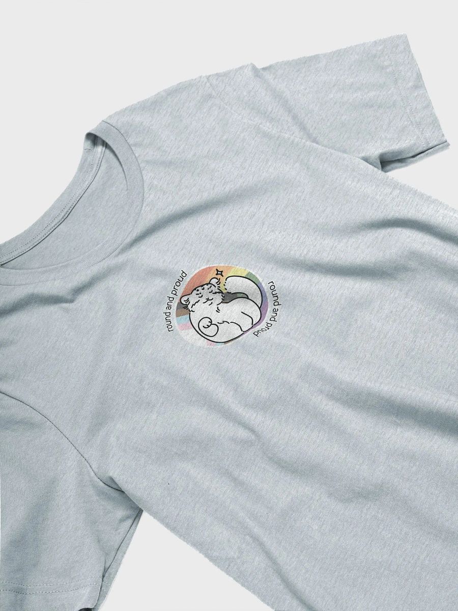 Round and Proud Manul Pride Pastels Version - Bella+Canvas Unisex T-Shirt product image (28)