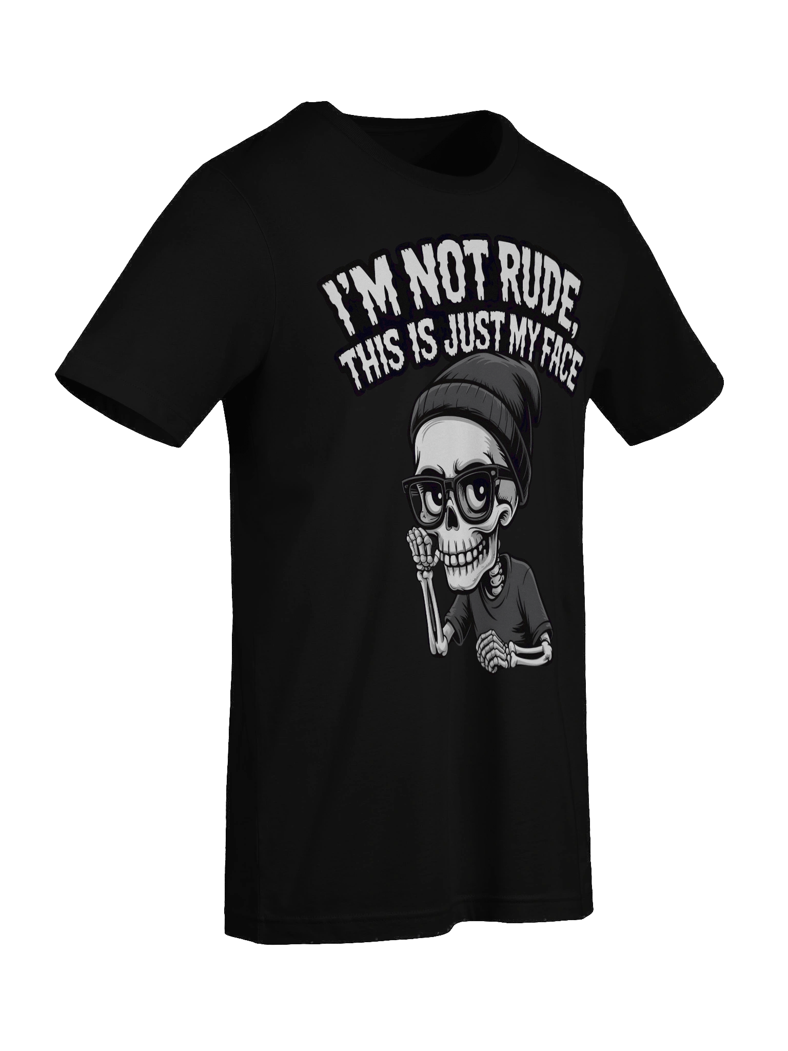 I'm Not Rude Skeleton Graphic Tee product image (9)