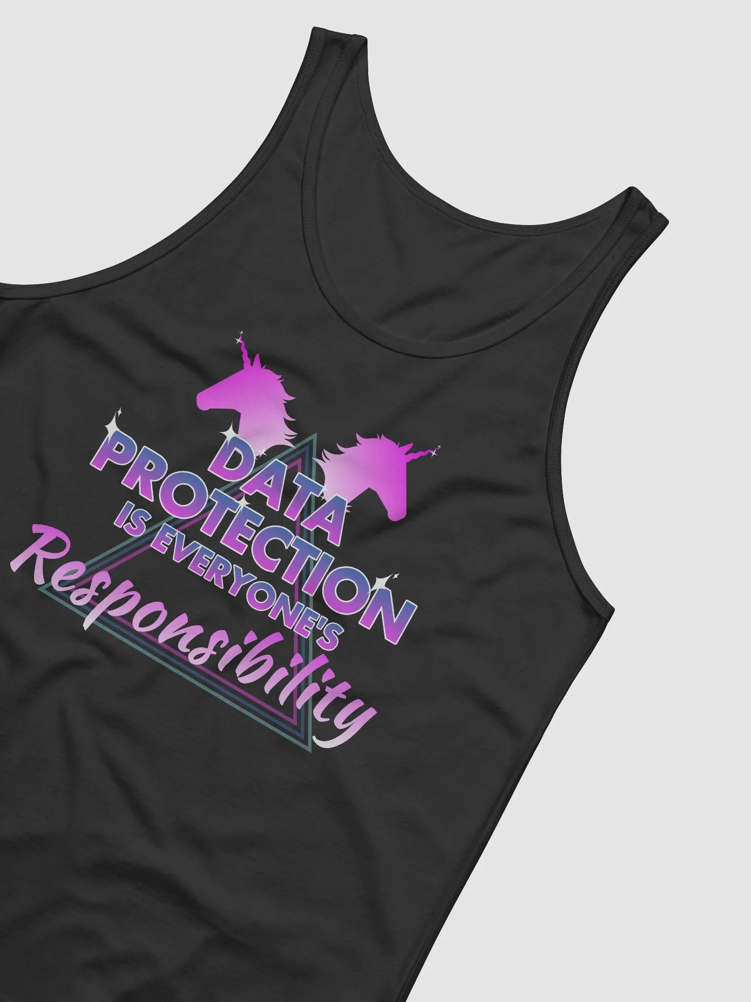 Data Protection jersey tank top product image (3)