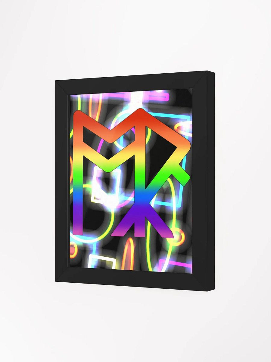 ToRk Rune Framed High-Quality Matte Poster (LGBT Tones) product image (25)