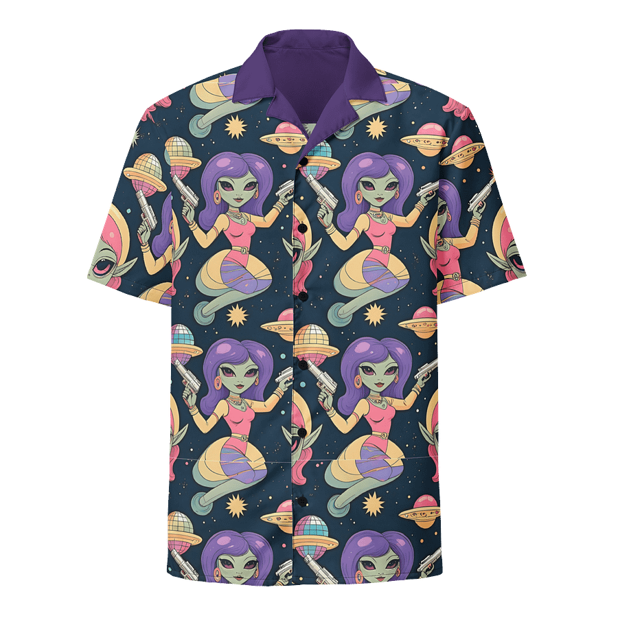 Galactic Invasion Hawaiian Shirt product image (1)