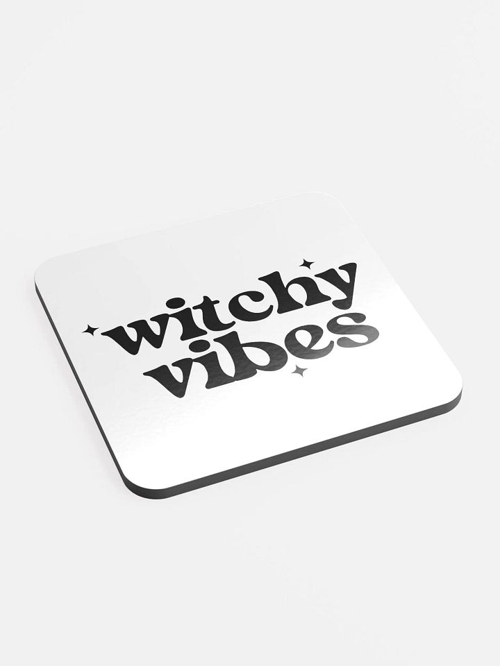 Witchy Vibes Glossy Cork Coaster product image (2)