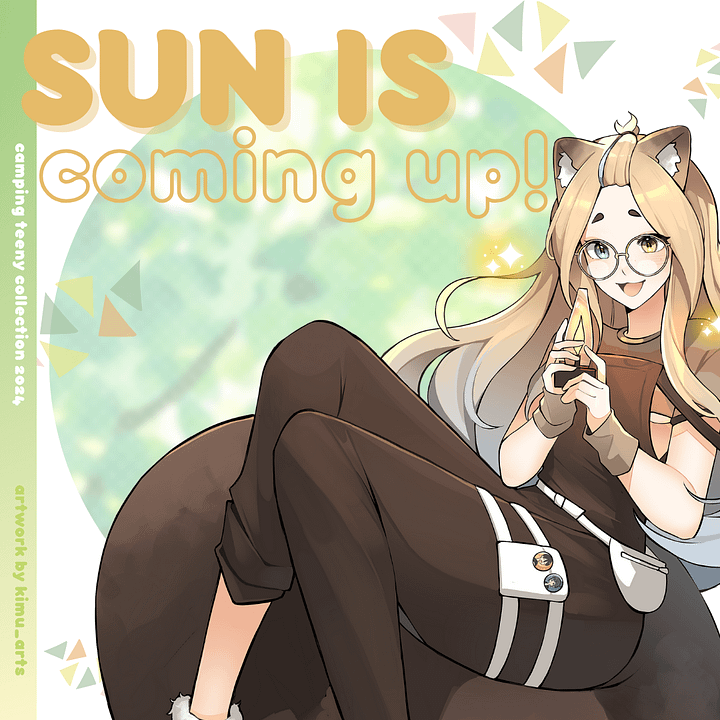 【PREORDER】CAMPING TEENY - CD Acrylic Keychain with removable disc product image (1)