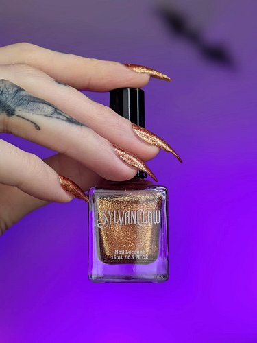 pr 🕰️ Timeless, from @sylvanclaw 's new Forgotten Collection. It's a bronze metallic that I'm wearing in 2 coats

Forgotten l...