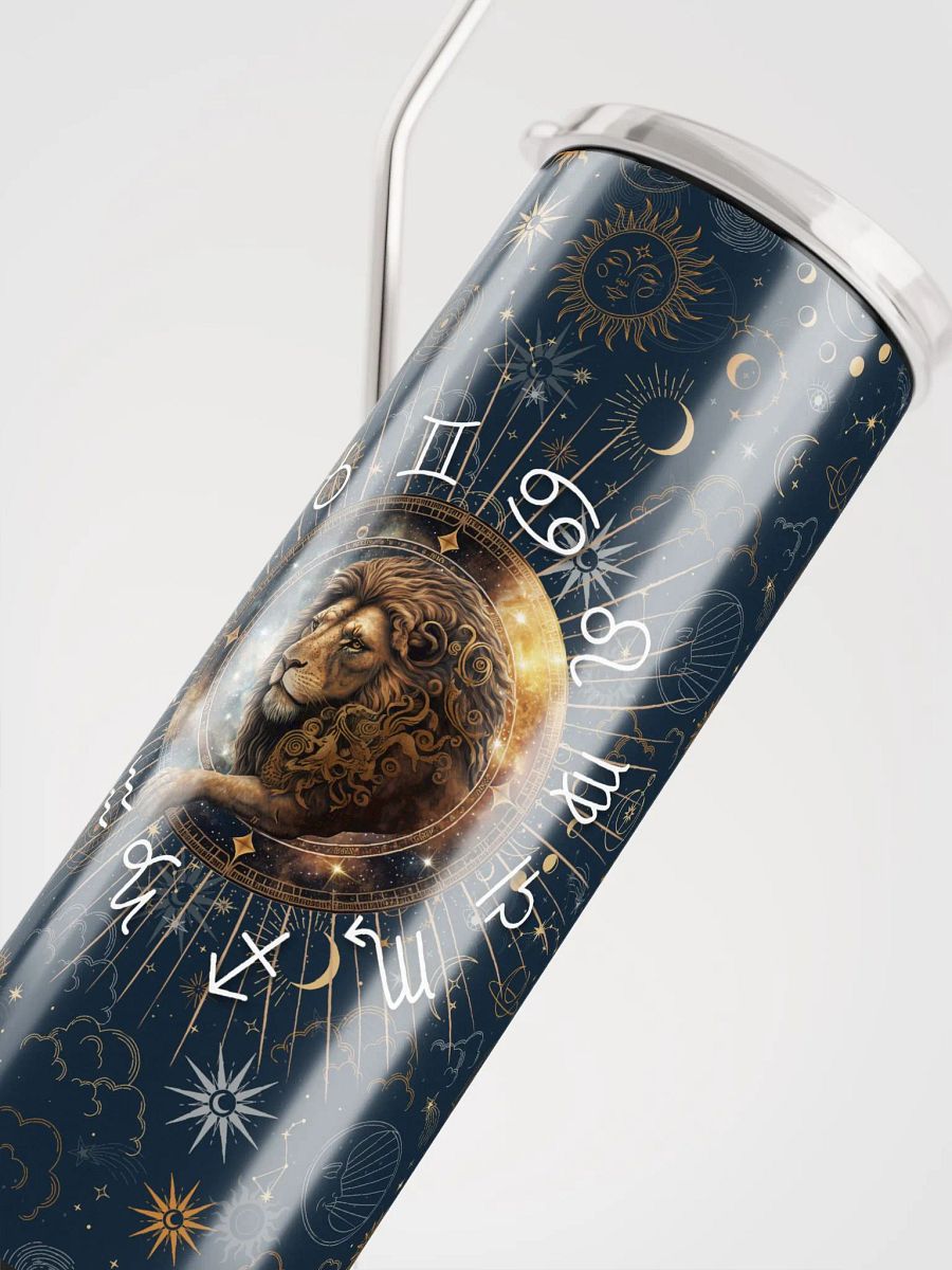 Leo Zodiac Stainless Steel Tumbler | Eco-Friendly Design! product image (5)