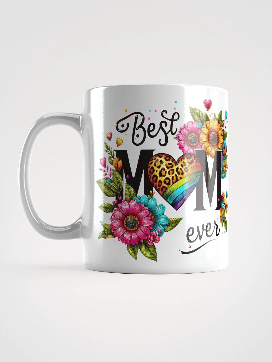 Leopard Heart Floral Best Mom Mug product image (6)