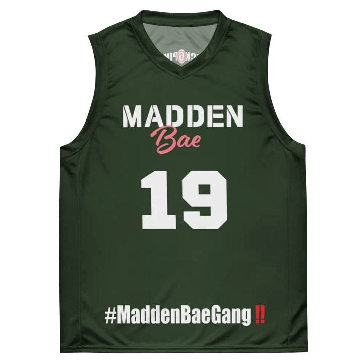 Madden Bae Jersey 👨‍🎨 (Green + White Logo) product image (1)