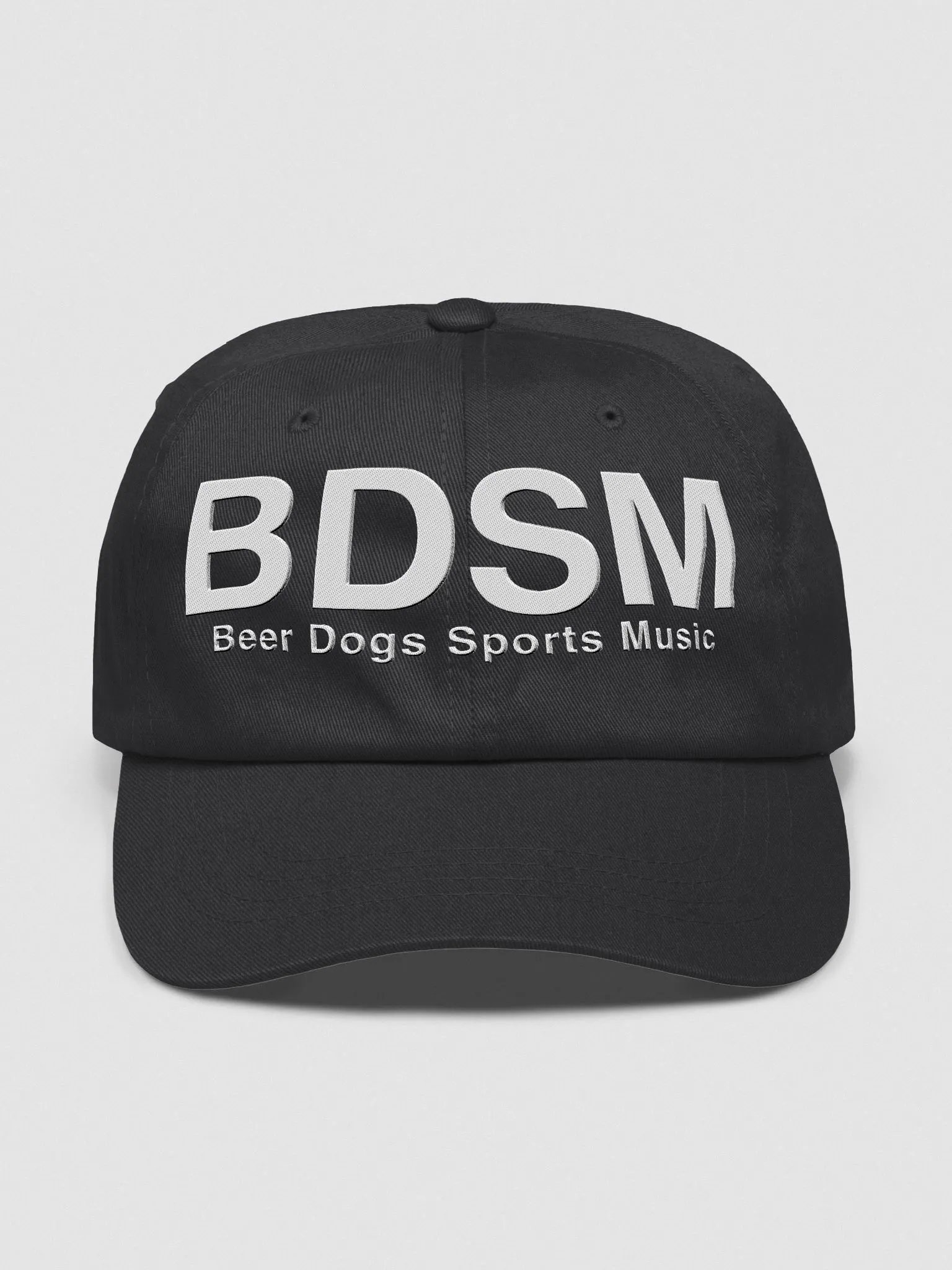 Beer Dogs Sports Music BDSM Dad Hat product image (1)