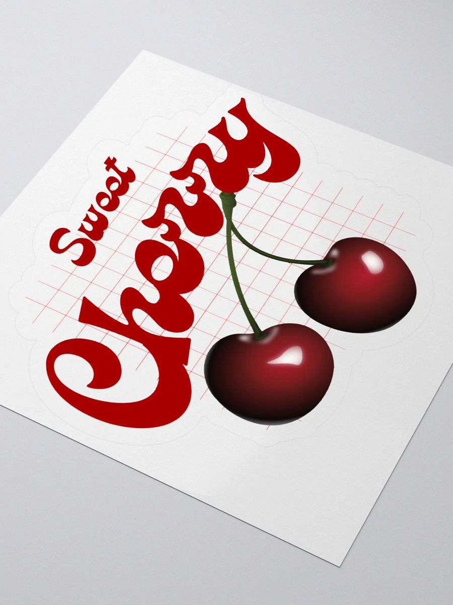 Sweet Cherry Kiss Cut Stickers product image (9)