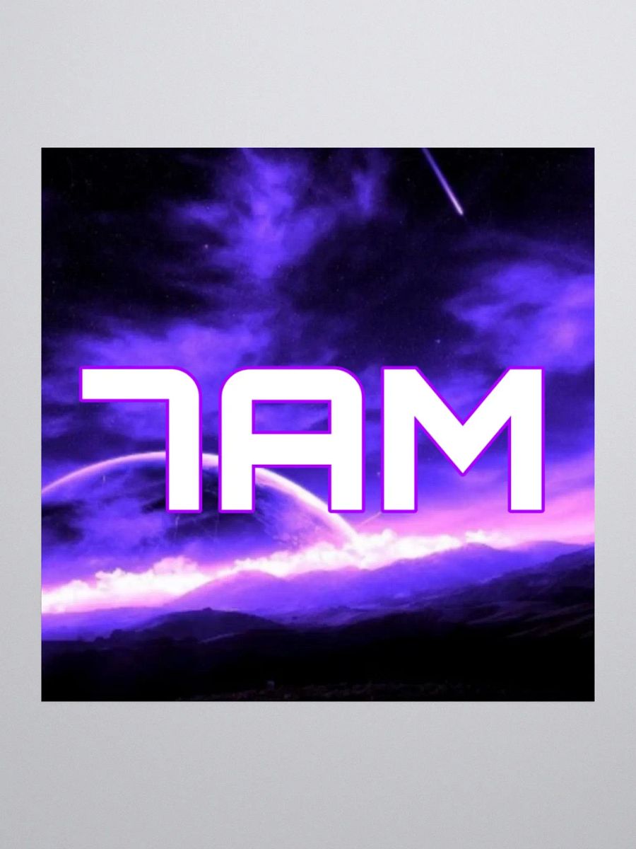 7AM Sticker product image (2)