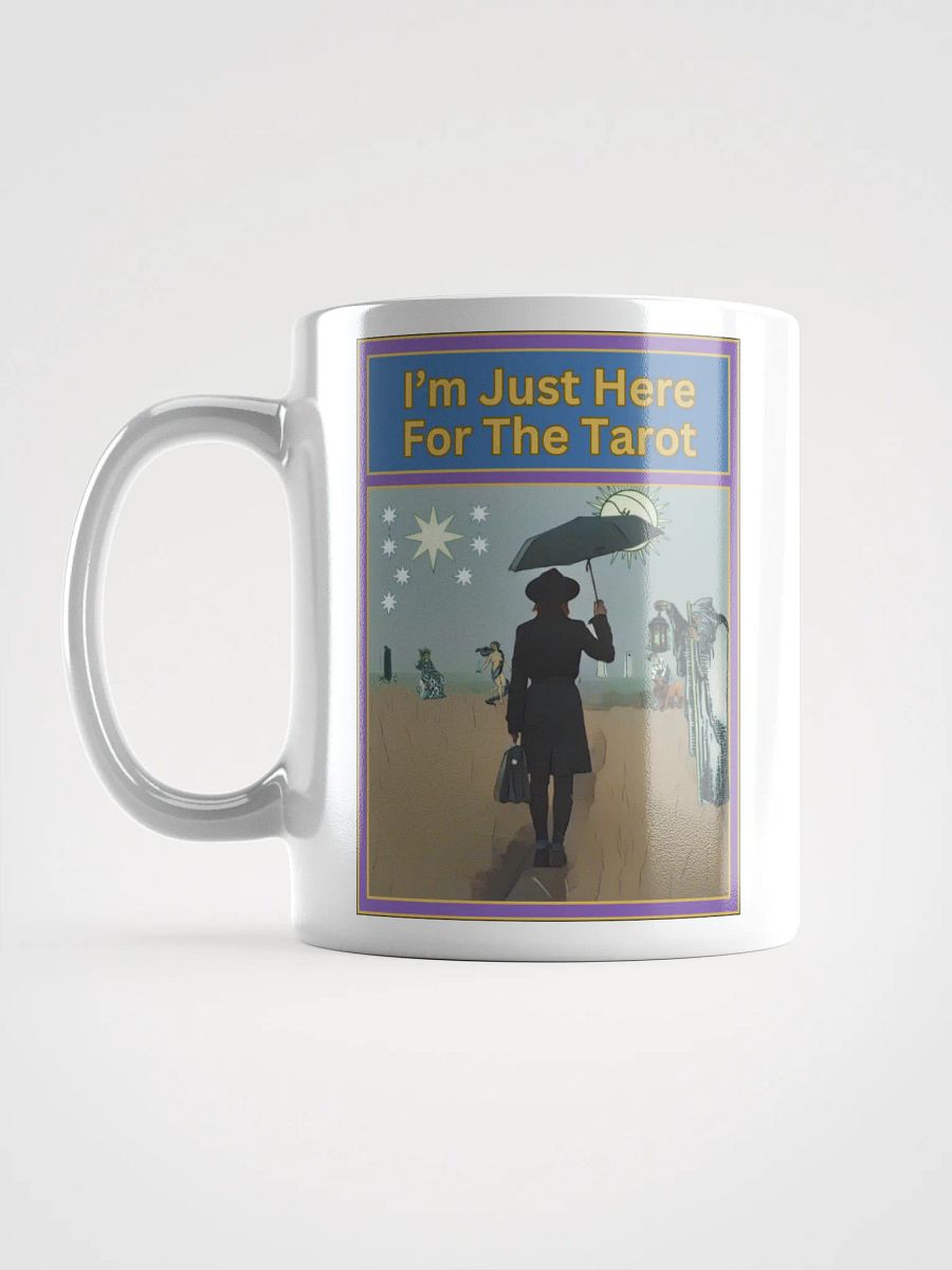 I'm Just Here For The Tarot Mug, Tarot Card Vibes Mug, Tarot Card Mug product image (5)