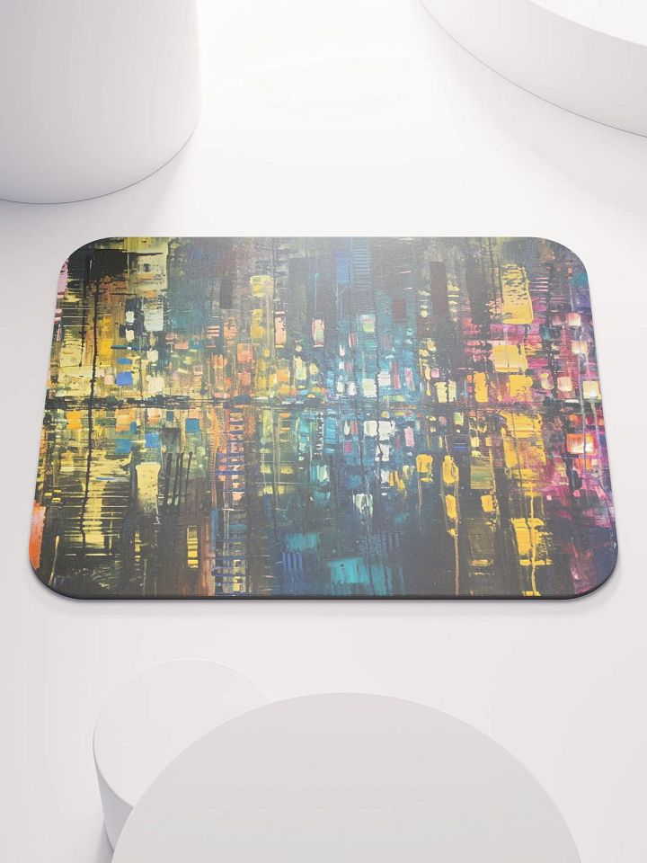 Bright Night Lights Mousepad product image (2)