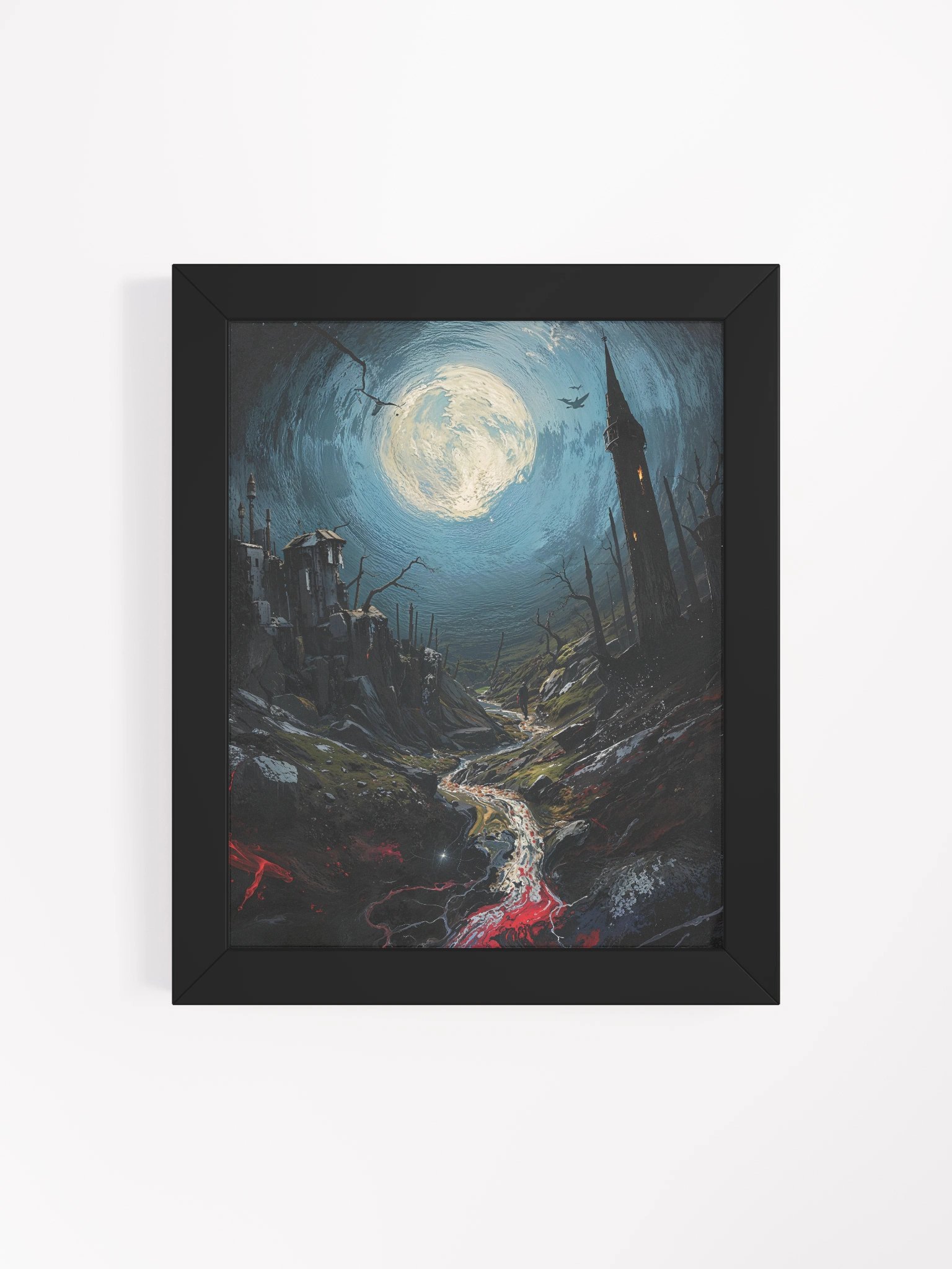 Blood of the Moon Framed Print product image (26)
