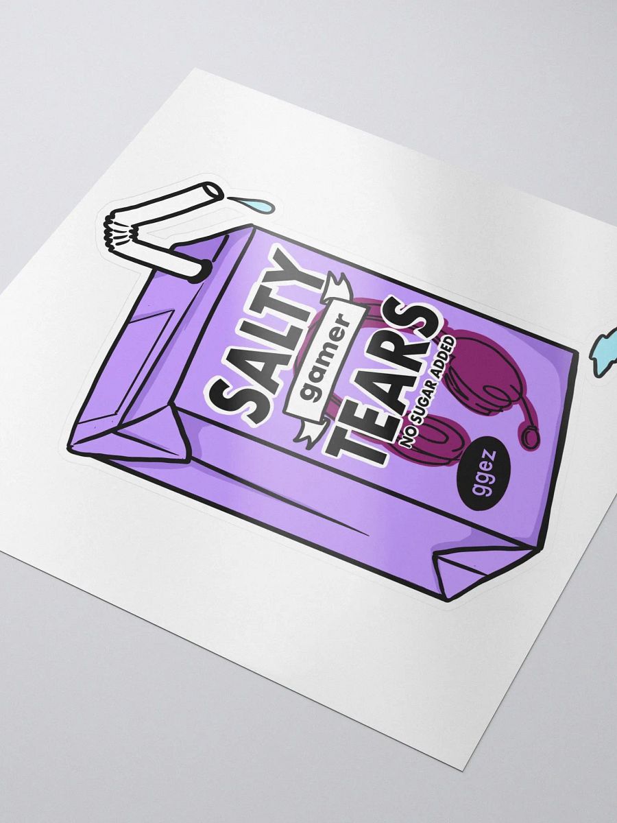 Salty Gamer Tears Sticker product image (3)