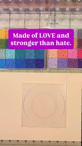 Happy pride month! make things with love, always. Thank you @rebeccasugar #pride #stevenuniverse #perlerbeads #craft #support...
