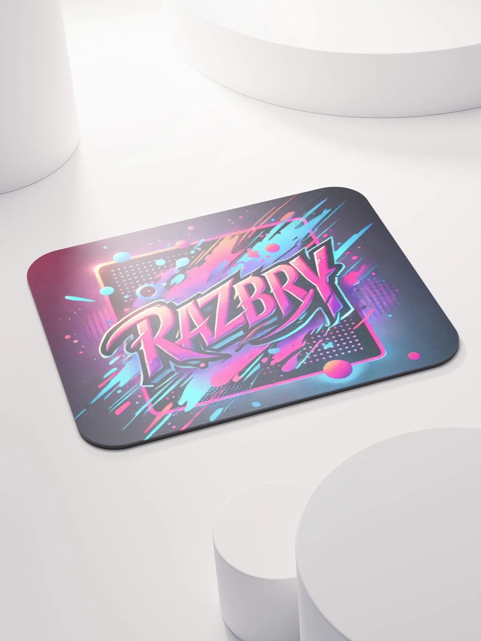 Razbry Reefs Neon Splash Mousepad product image (4)