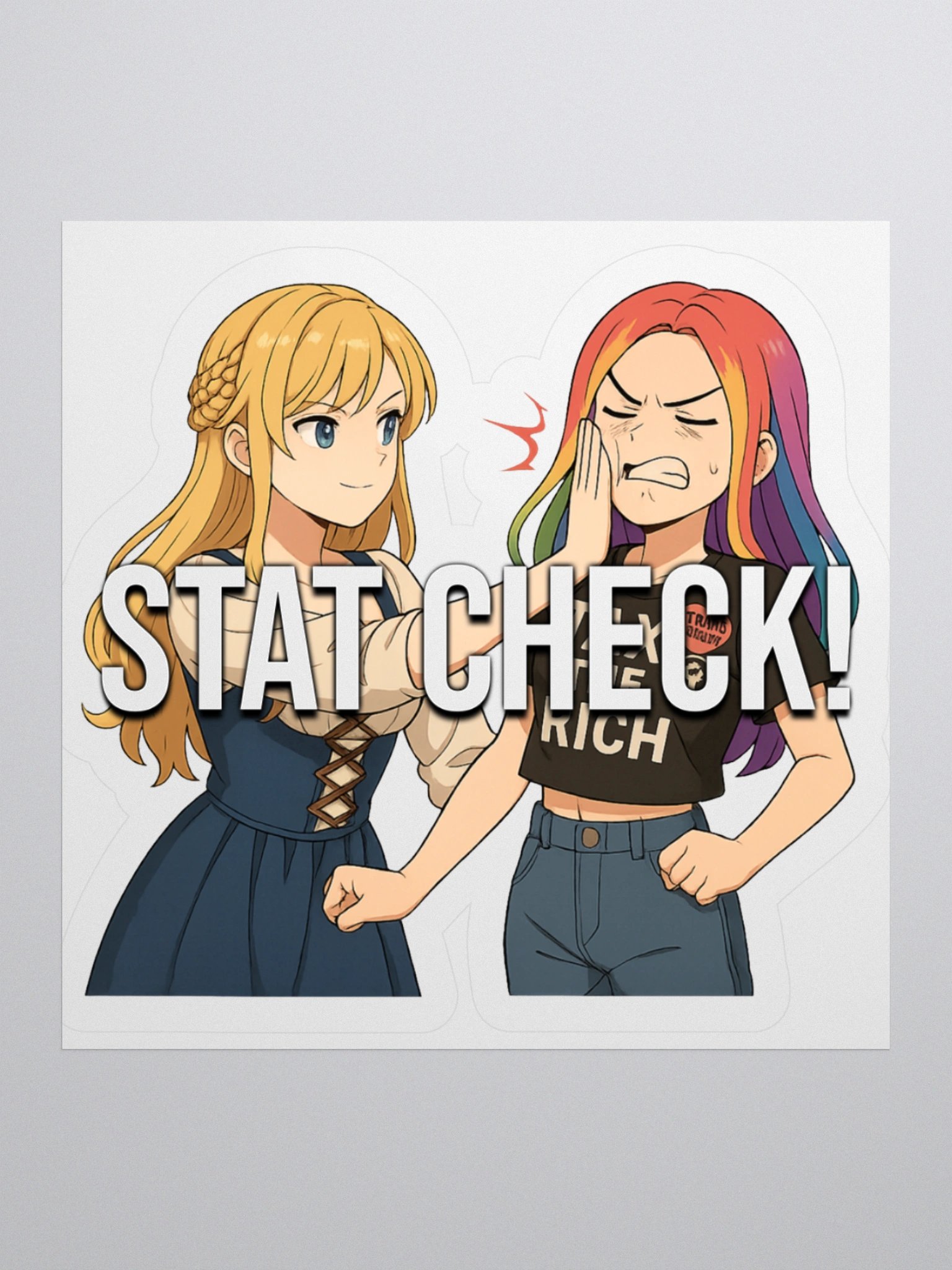 STAT CHECK Sticker product image (2)