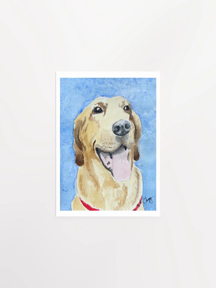 Yellow Lab Print product image (1)