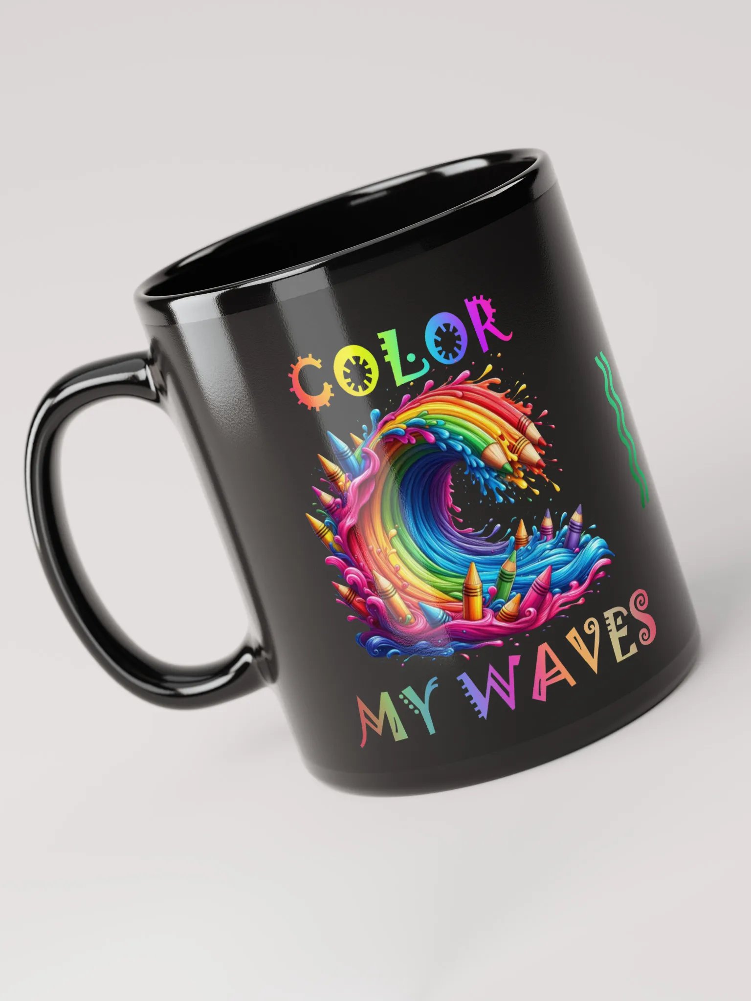 Colorful Crayon My Waves Mug product image (3)