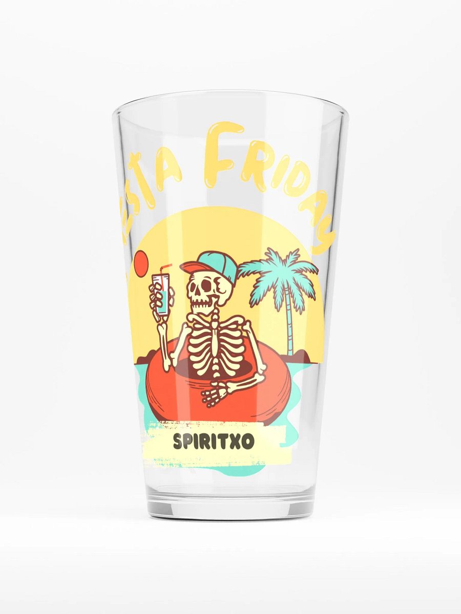 FIESTA SKELLY PINT GLASS product image (1)