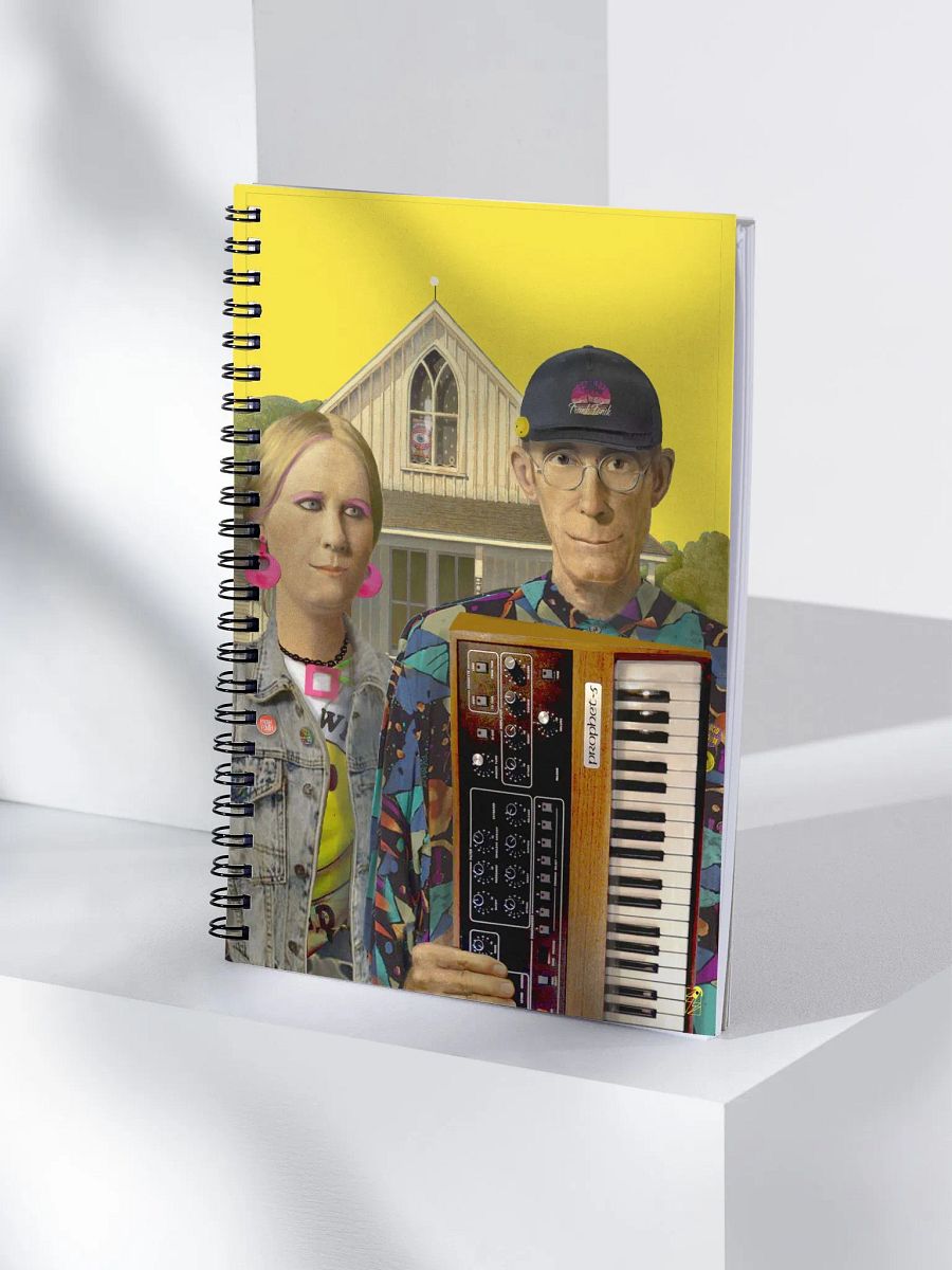 American Prophet by Frank Fonik, EDM Techno Spiral Notebook product image (4)