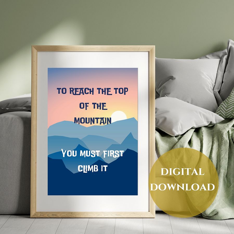 Climb it Printable Wall Art product image (4)