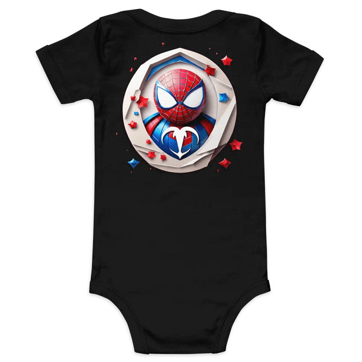 Infant Spiderman Short Sleeve One Piece product image (2)