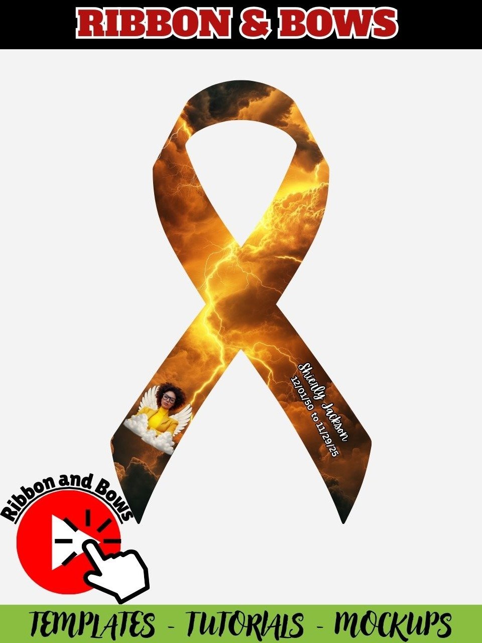 VIP Members Mega Bundle - Templates and Tutorials - Gold and Black Memorial product image (9)