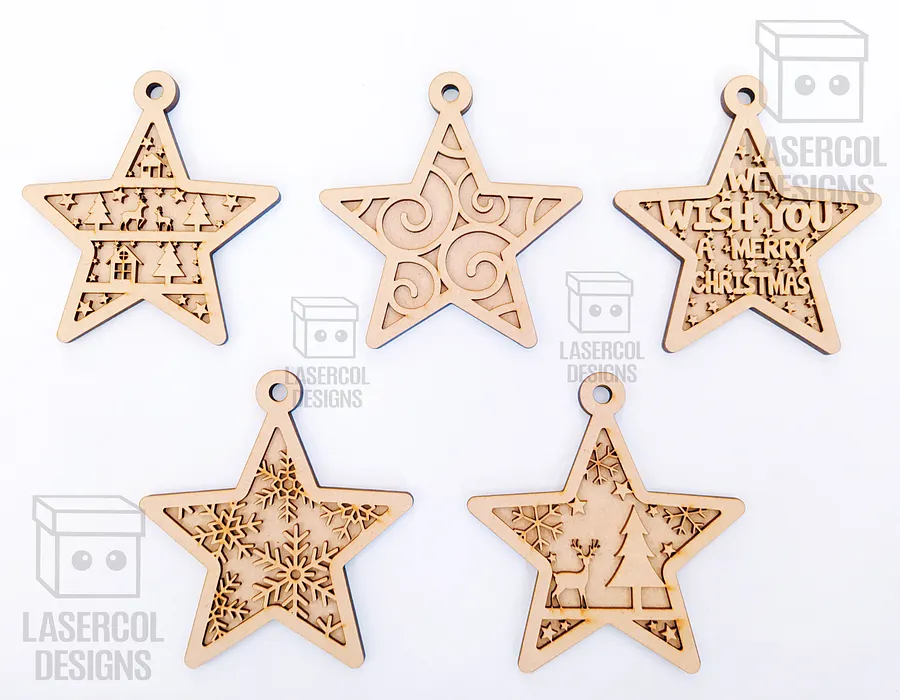 Christmas Ornaments - Laser Cut Files product image (8)