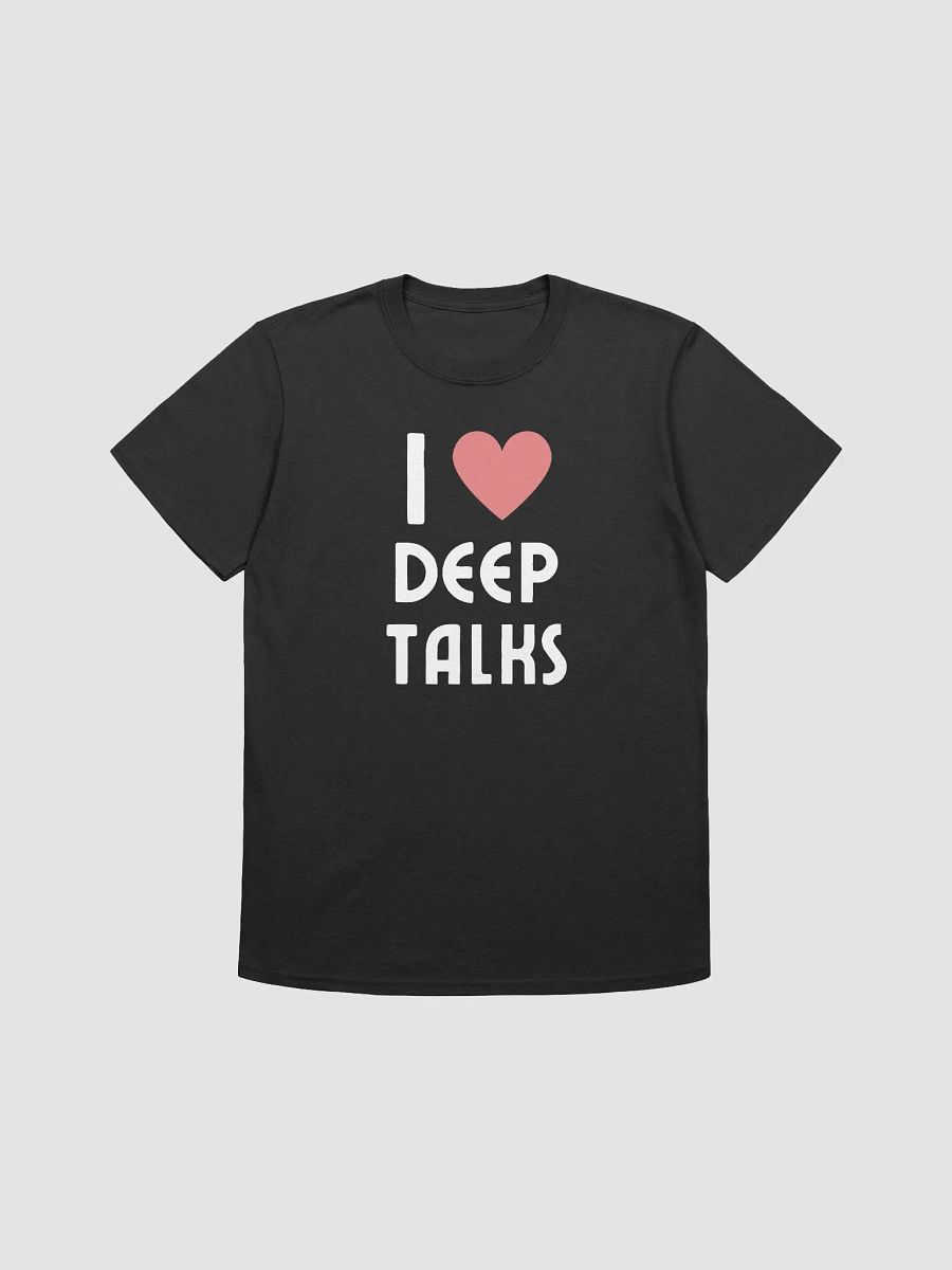 "I Love Deep Talks" - Introvert Party Shirts for Men and Women product image (1)