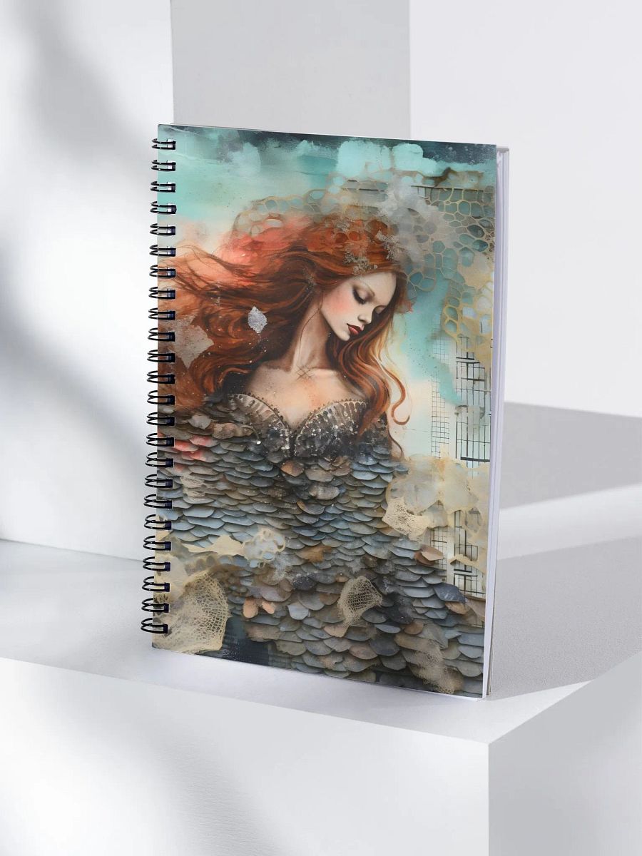 Ethereal Mermaid Dreams Spiral Notebook product image (4)