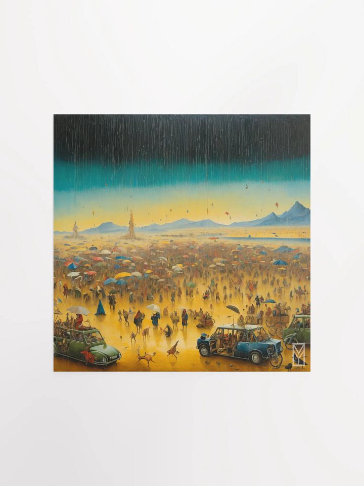 Poster Storm in the Desert: Surreal Interpretation product image (1)