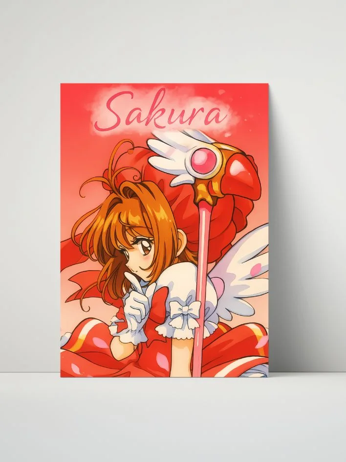 Cardcaptor Sakura – “Wings of Magic” 8x10 Metal Print product image (1)