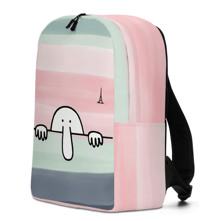 "Kilroy" All-Over Print Minimalist Backpack product image (4)