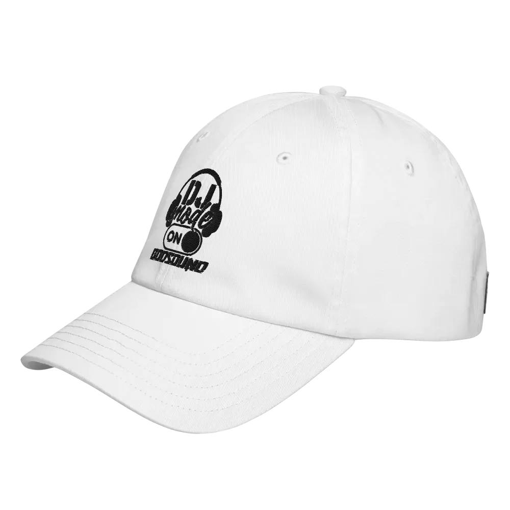 Stylish Under Armour® Dad Hat "DJ Mode On" Dad Cap in White by DJ GodSOUND! product image (2)