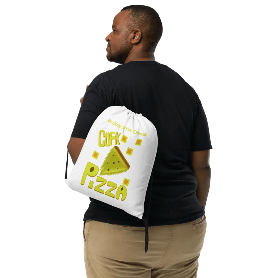 CUFK Pizza Drawstring Bag product image (6)