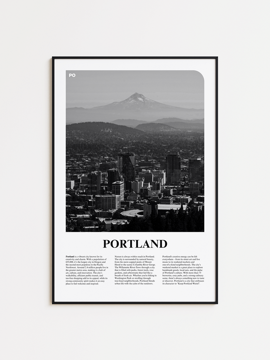 Portland 02 Newspaper Poster product image (1)