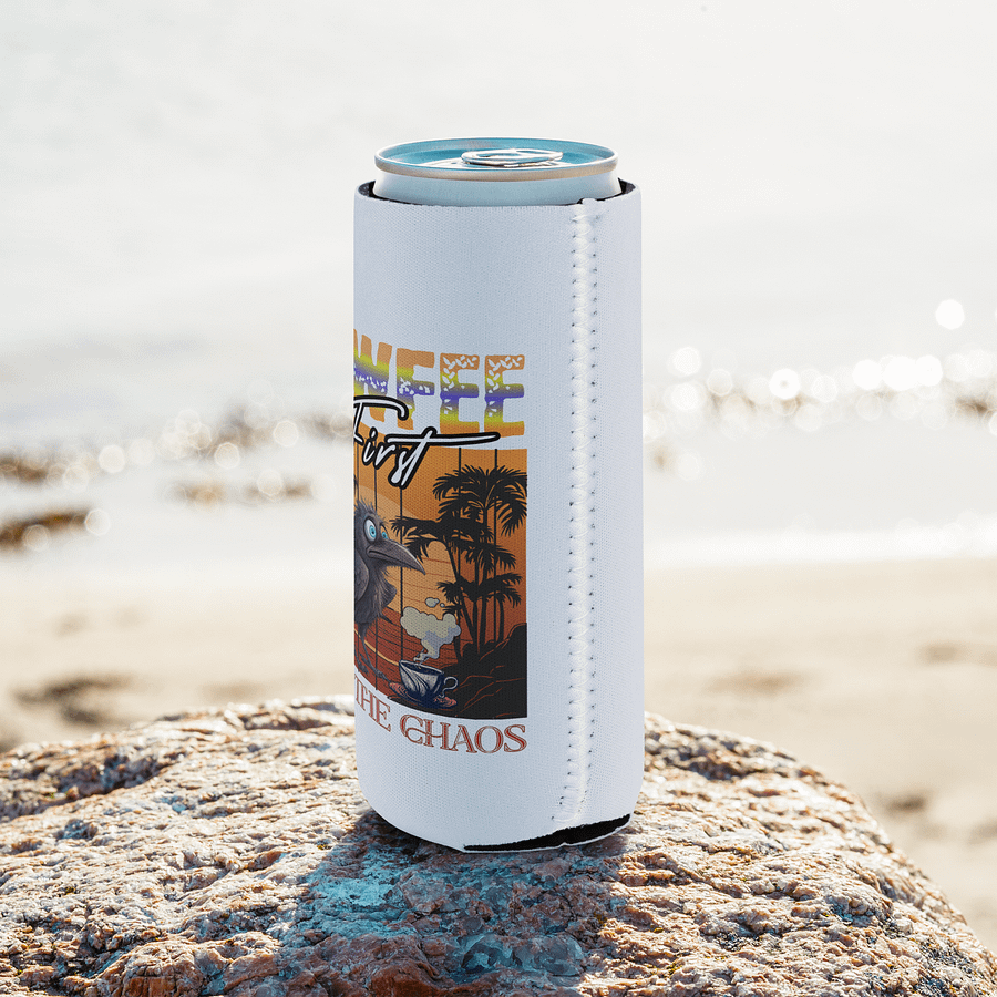 Cawfee First Then The Chaos Sunset Can Cooler product image (8)