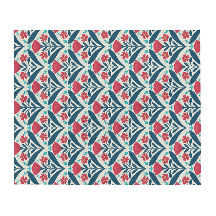 Cosmic Bloom Bunch Throw Blanket product image (2)