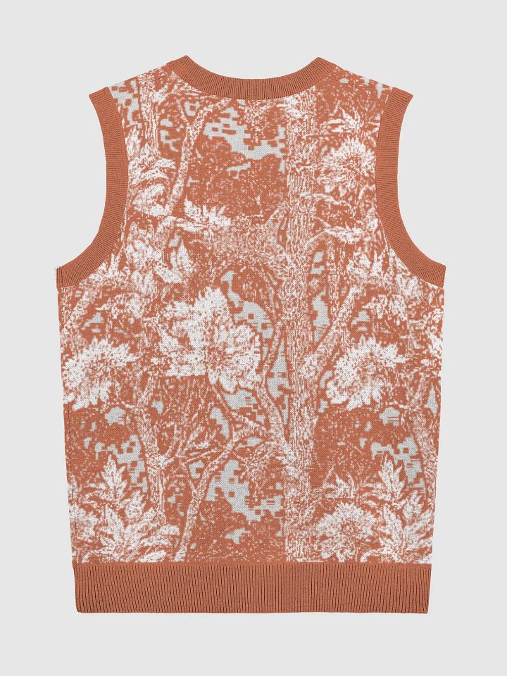 Floral Finesse V-Neck Vest product image (2)